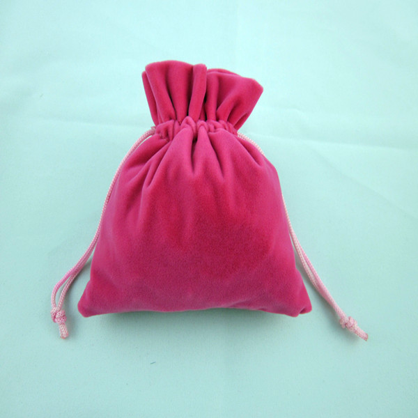 Customized Logo Wholesale colorful Eco-Friendly Velvet pouch for Gift Jewelry Cosmetic