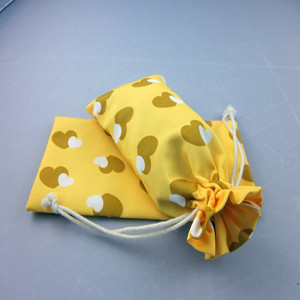 Small Canvas Drawstring Pouch